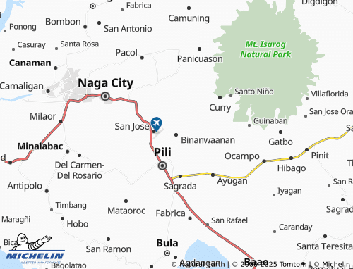 MICHELIN Binanwaanan map - ViaMichelin