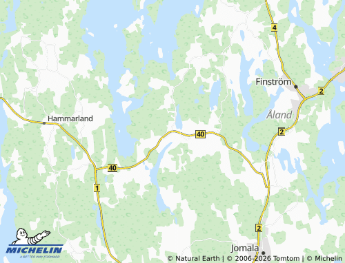 MICHELIN-Landkarte Bjärström - ViaMichelin