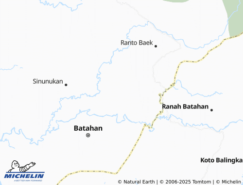 MICHELIN Gunung Godang map - ViaMichelin