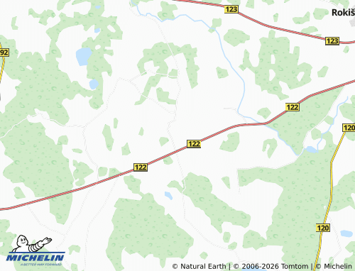 Mappa MICHELIN Vėbriškiai - ViaMichelin