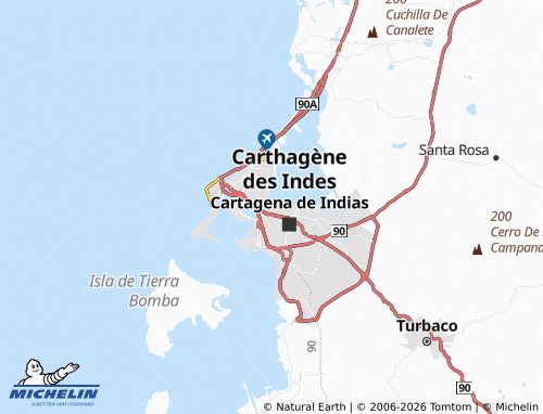 Carte MICHELIN Candelaria - ViaMichelin