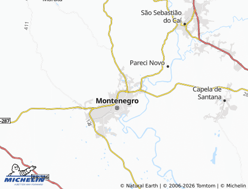 Mappa MICHELIN Centenário - ViaMichelin