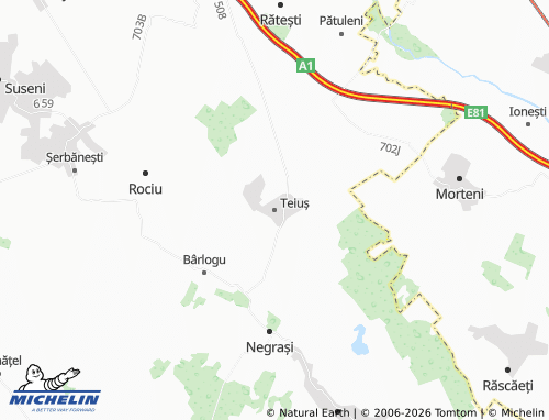 Carte MICHELIN Teiuș - ViaMichelin