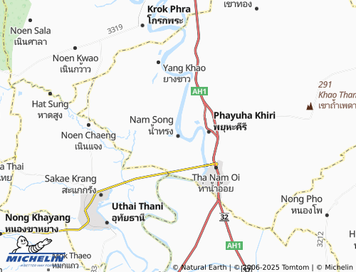 MICHELIN Nam Song map - ViaMichelin