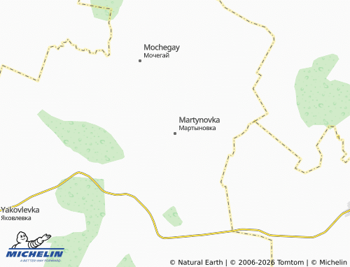 MICHELIN-Landkarte Martynovka - ViaMichelin