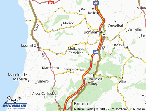 Carte MICHELIN Casal do Moinho - ViaMichelin