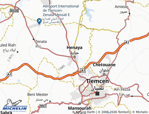Mapa MICHELIN Hanayah - ViaMichelin