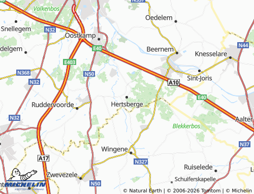 Mappa MICHELIN Hertsberge - ViaMichelin