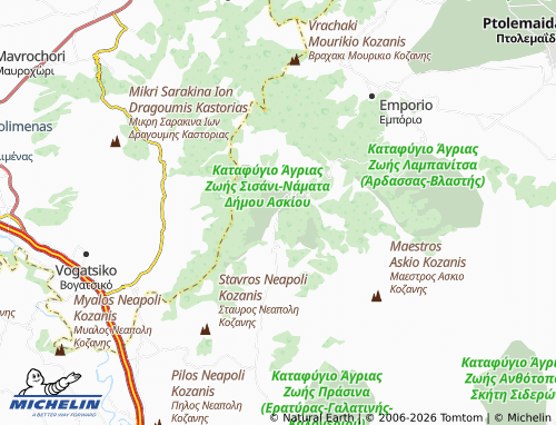 Carte MICHELIN Sisani - ViaMichelin