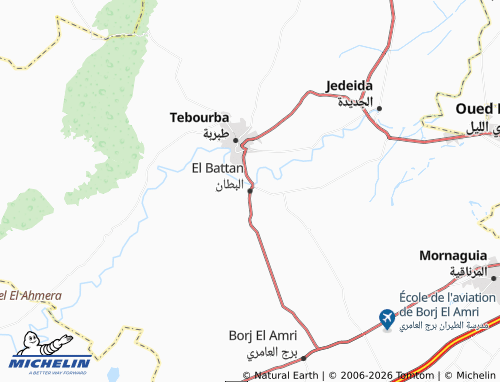 Carte MICHELIN El Battan - ViaMichelin