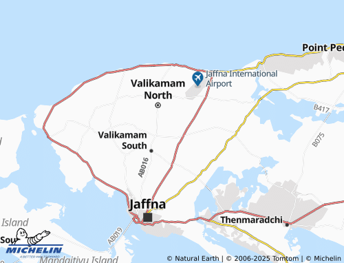 MICHELIN Erlalai South map - ViaMichelin