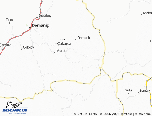 MICHELIN Küçükler map - ViaMichelin