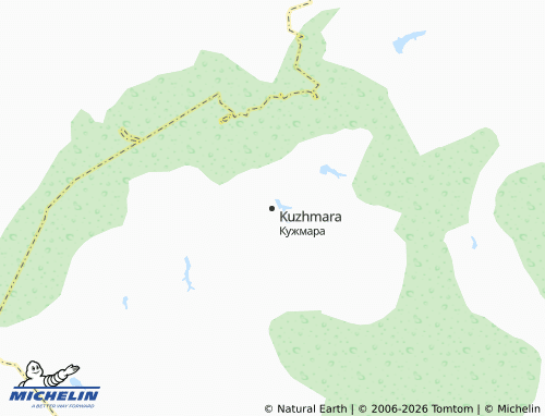 MICHELIN-Landkarte Kuzhmara - ViaMichelin