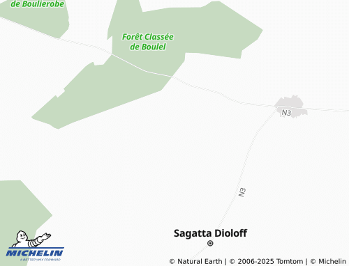 MICHELIN Mboussobe map - ViaMichelin