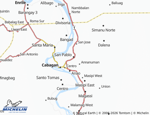 MICHELIN Bungad map - ViaMichelin