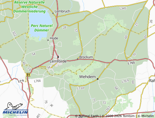 MICHELIN Brockum map - ViaMichelin