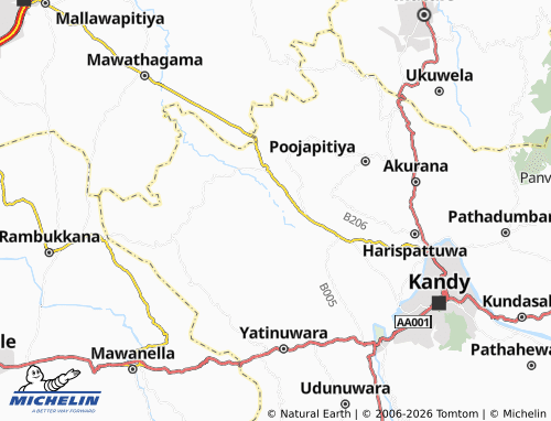 Mappa MICHELIN Thahalpitiya - ViaMichelin
