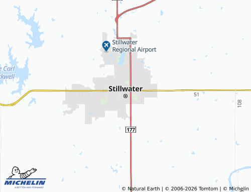 Kaart MICHELIN Stillwater - ViaMichelin