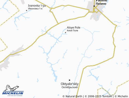 MICHELIN Rostashevka map - ViaMichelin