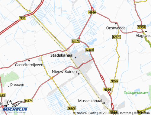 Mapa MICHELIN Stadskanaal - ViaMichelin