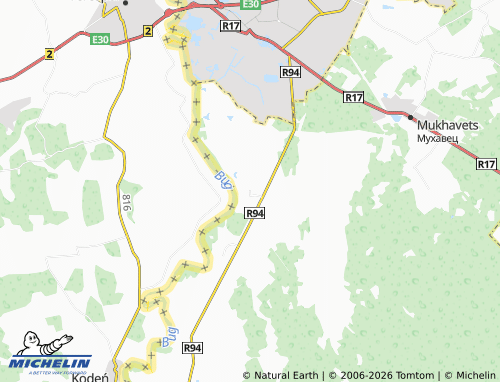 Carte MICHELIN Priluki - ViaMichelin