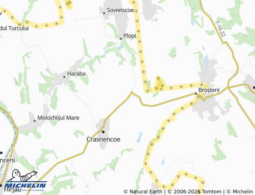 Carte MICHELIN Ivanovca - ViaMichelin