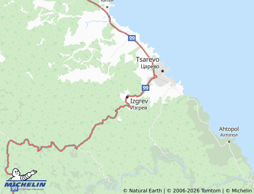 Mappa MICHELIN Izgrev - ViaMichelin