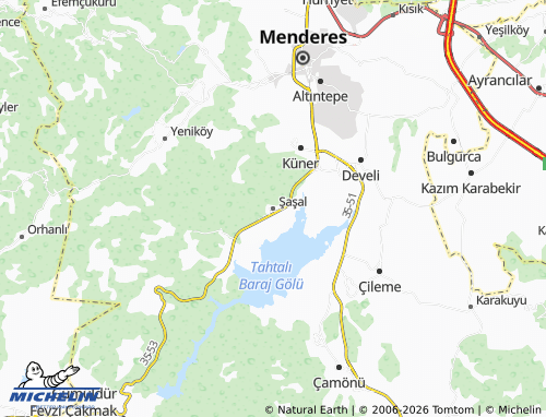 MICHELIN Şaşal map - ViaMichelin