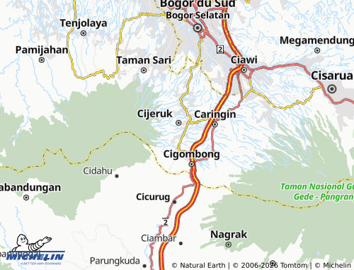 MICHELIN Ciburayut map - ViaMichelin