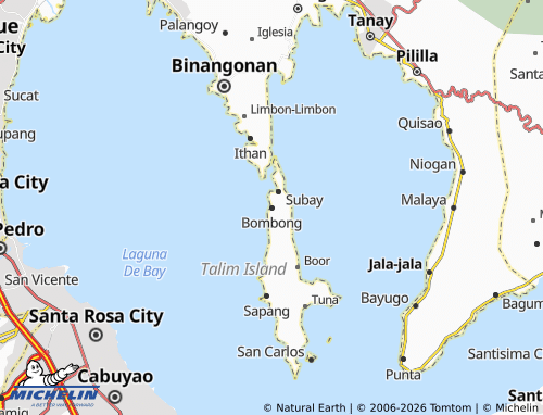 MICHELIN Bombong map - ViaMichelin