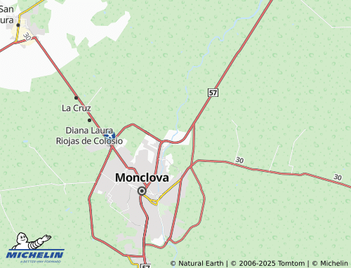 MICHELIN Brisas del Río map - ViaMichelin