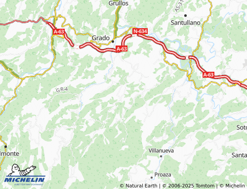 MICHELIN Coalla map - ViaMichelin