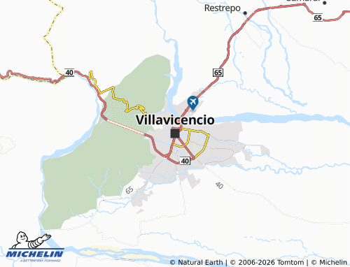 Carte MICHELIN Villavicencio - ViaMichelin