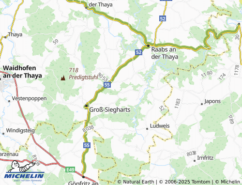 Kaart MICHELIN Liebenberg - ViaMichelin