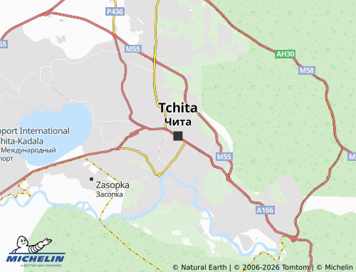 MICHELIN-Landkarte Tschita - ViaMichelin