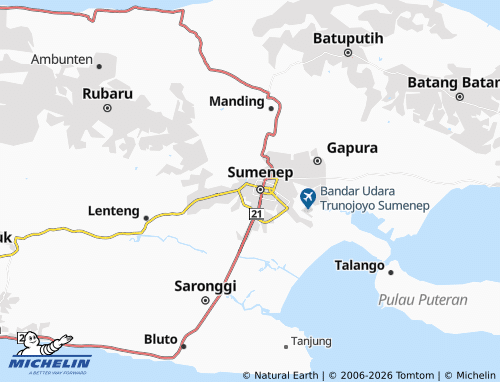 MICHELIN-Landkarte Pandian - ViaMichelin