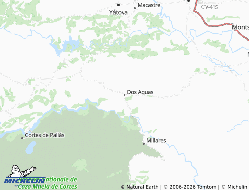 Mappa MICHELIN Dos Aguas - ViaMichelin