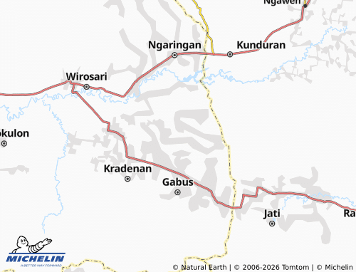 MICHELIN Karangrejo map - ViaMichelin