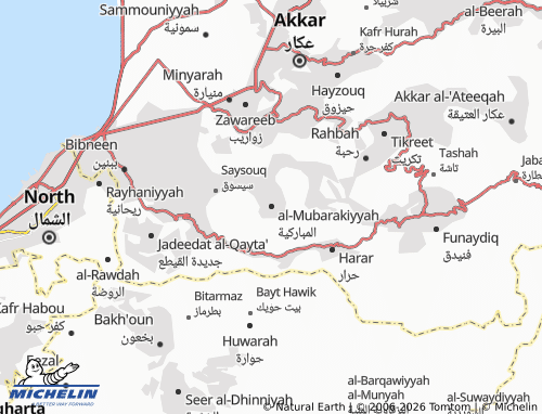 MICHELIN-Landkarte al-Mubarakiyyah - ViaMichelin