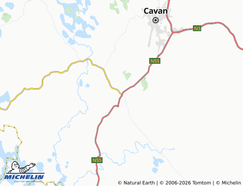 MICHELIN-Landkarte Ballinagh - ViaMichelin