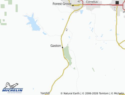 Mapa MICHELIN Gaston - ViaMichelin