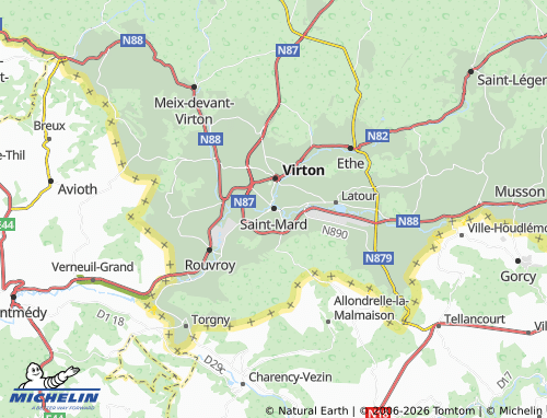 Kaart MICHELIN Saint-Mard - ViaMichelin