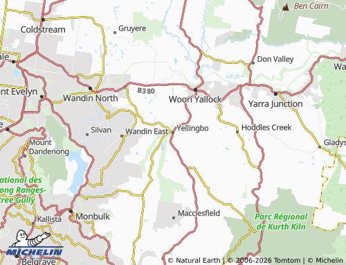 MICHELIN Yellingbo map - ViaMichelin