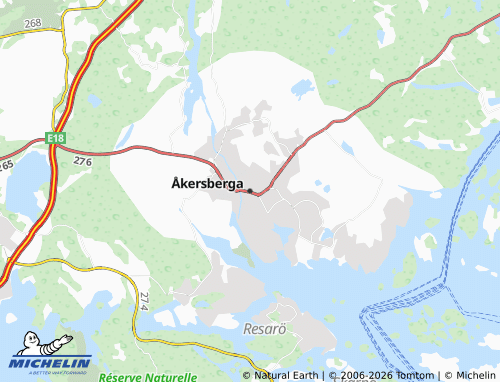 Mappa MICHELIN Åkersberga - ViaMichelin