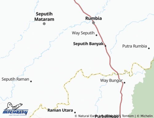 MICHELIN Sumber Bahagia map - ViaMichelin