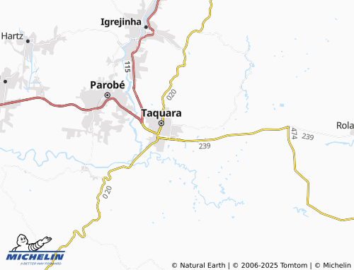 MICHELIN Medianeira map - ViaMichelin