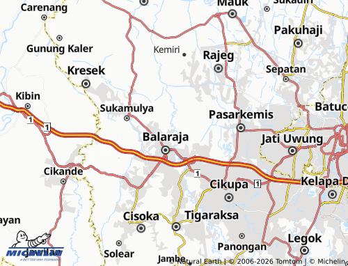 Mappa MICHELIN Saga - ViaMichelin