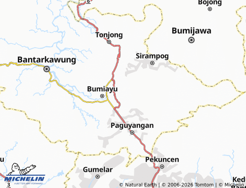 MICHELIN Langkap map - ViaMichelin