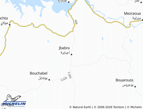 MICHELIN Ijbabrah map - ViaMichelin