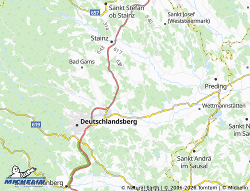 MICHELIN Tanzelsdorf map - ViaMichelin